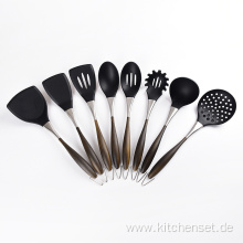 stainless steel kitchen tools silicone utensil set